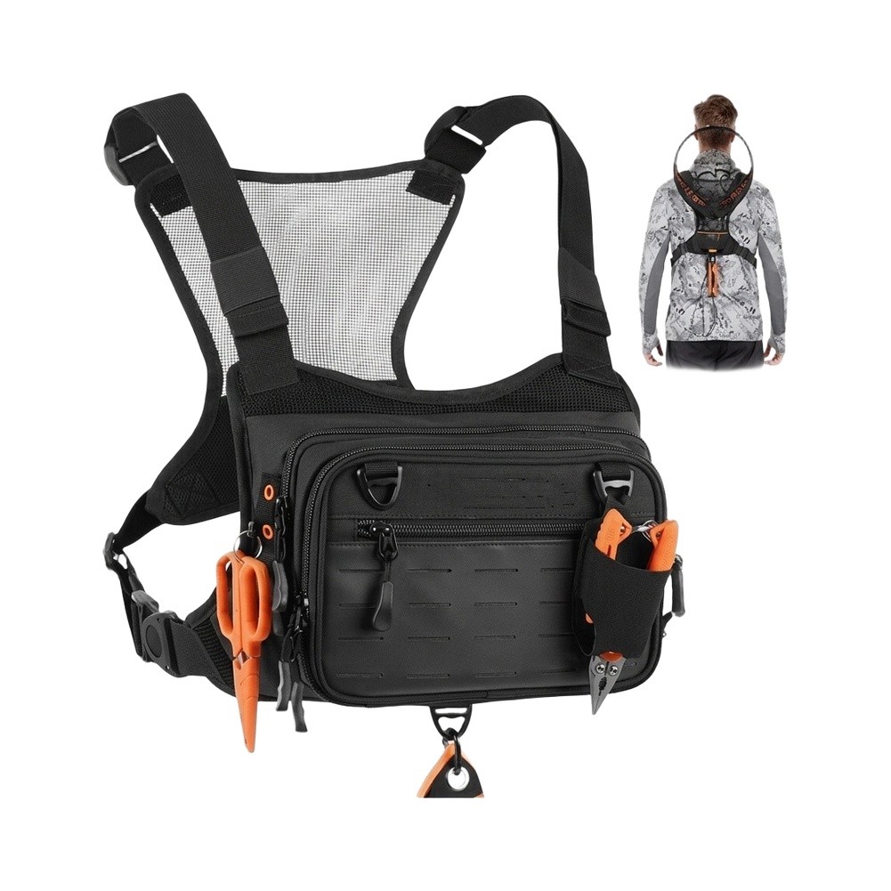 Fly Fishing Chest Pack Backpac - Fishing Vest recension och pris